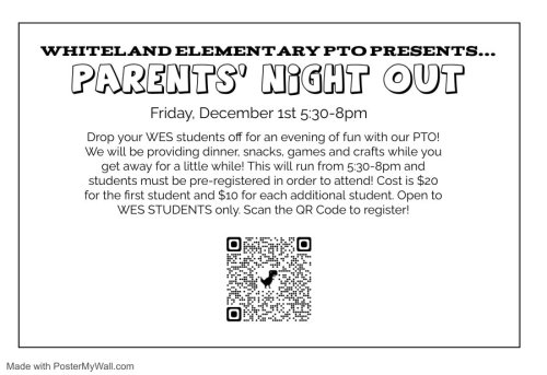 Photo post from Whiteland Elementary.