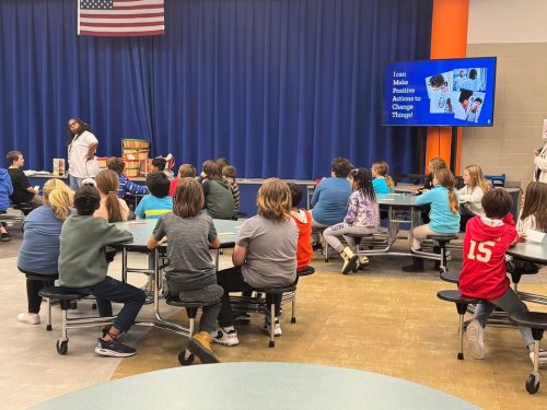 Carousel post from Whiteland Elementary.
