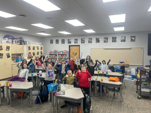 Carousel post from Whiteland Elementary.