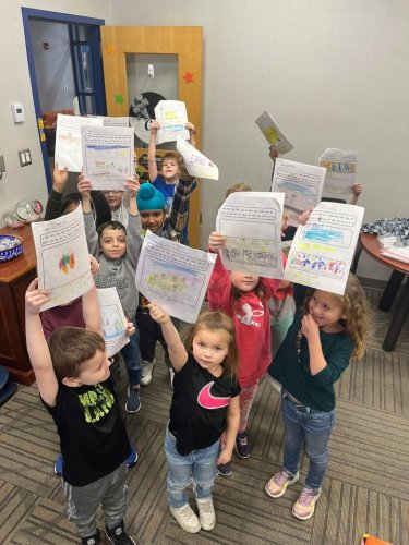 Carousel post from Whiteland Elementary.