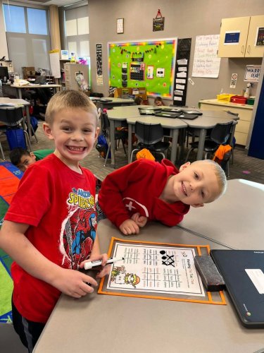 Carousel post from Whiteland Elementary.