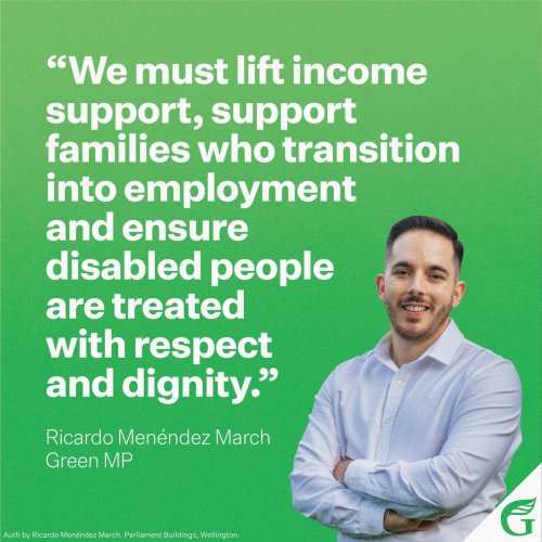 Photo post from @NZGreens.