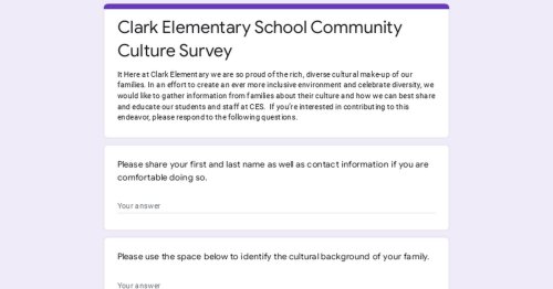 Photo post from Clark Elementary School.