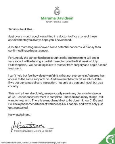 Photo post from nzgreenparty.