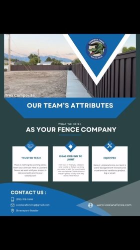 Video post from loosianafenceandpatios.