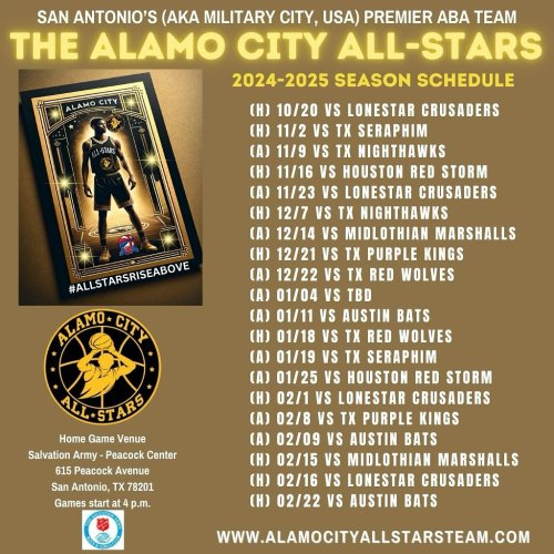 Photo post from thealamocityallstars.