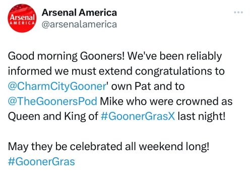 Photo post from charmcitygooners.