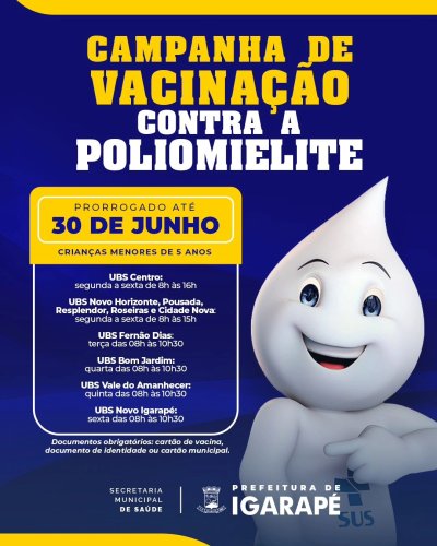 Photo post from prefeituradeigarape.