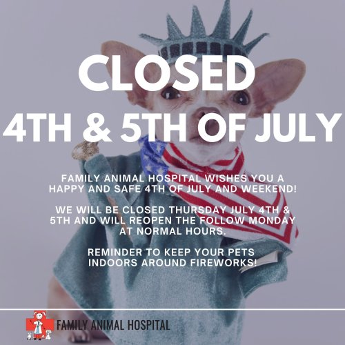 Photo post from familyanimalhospitalcm.