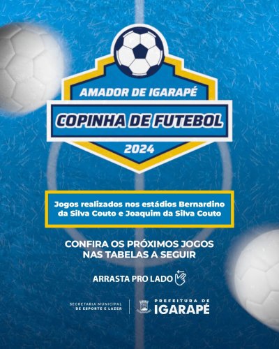 Carousel post from prefeituradeigarape.