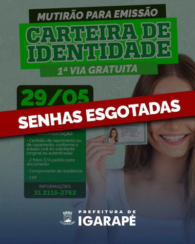 Photo post from prefeituradeigarape.