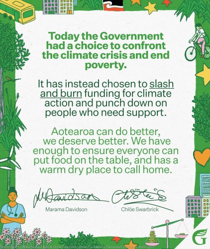Photo post from nzgreenparty.