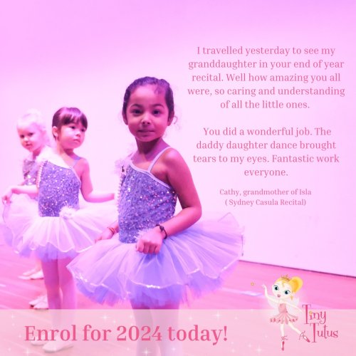 Photo post from tinytutusballet.