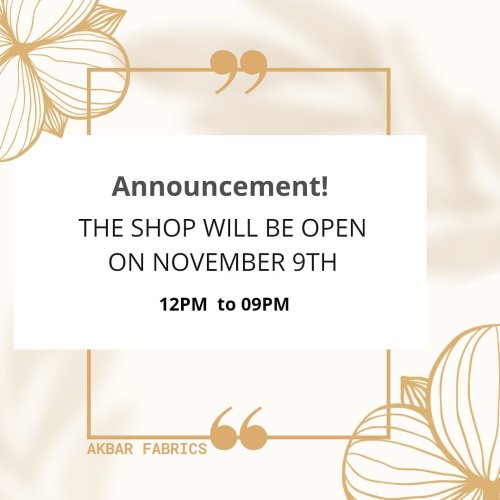 Photo post from akbar_fabrics_.