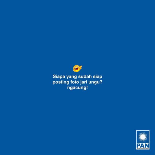 Photo post from amanatnasional.