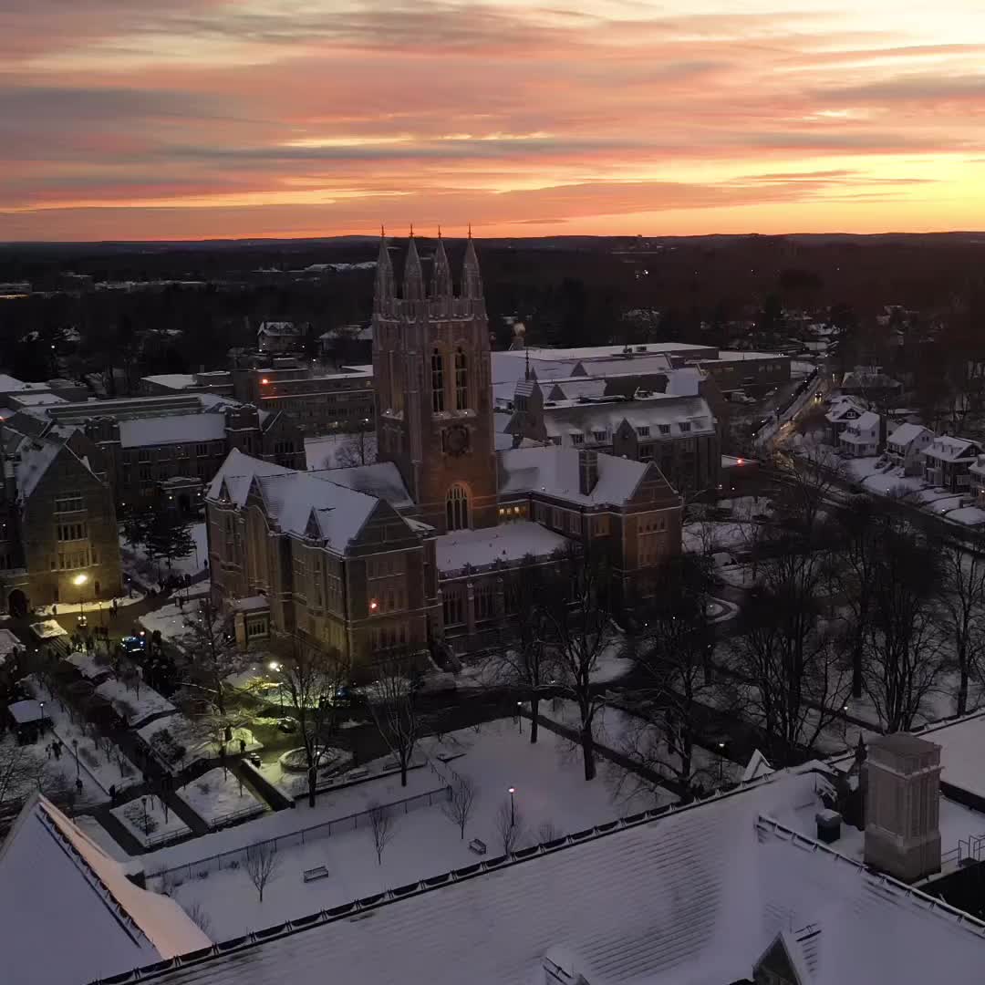 Video post from bostoncollege.