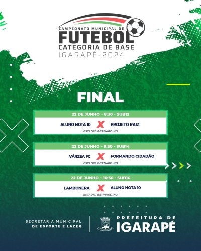 Photo post from prefeituradeigarape.