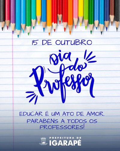 Photo post from prefeituradeigarape.
