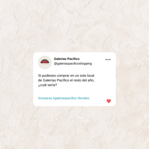 Photo post from galeriaspacificoshopping.
