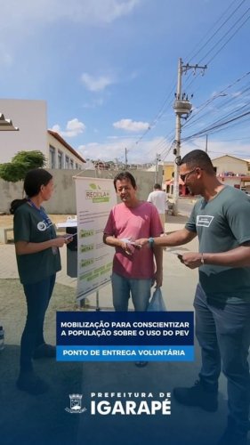 Video post from prefeituradeigarape.