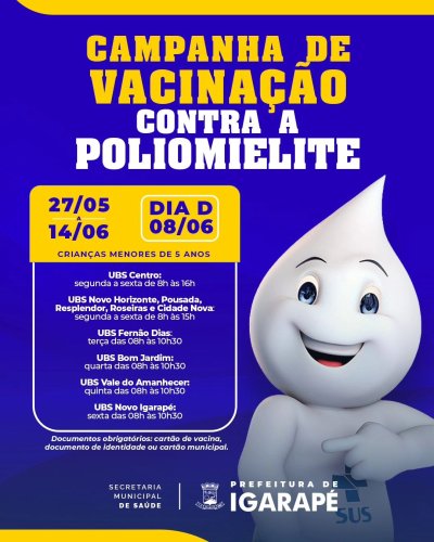 Photo post from prefeituradeigarape.