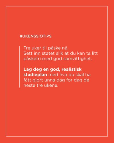 Photo post from siostudentliv.