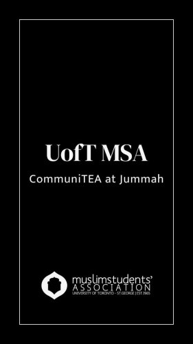 Video post from uoftmsa.