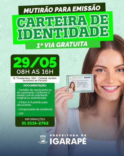 Photo post from prefeituradeigarape.