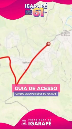 Video post from prefeituradeigarape.