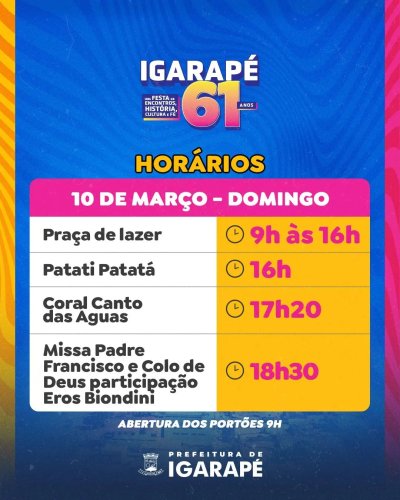 Photo post from prefeituradeigarape.