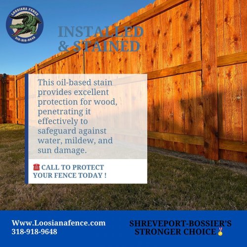 Photo post from loosianafenceandpatios.