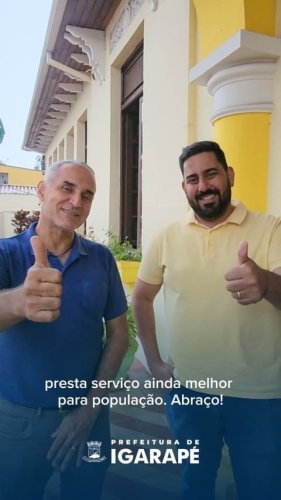 Video post from prefeituradeigarape.