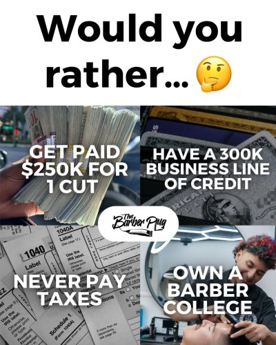 Photo post from iamthebarberplug.