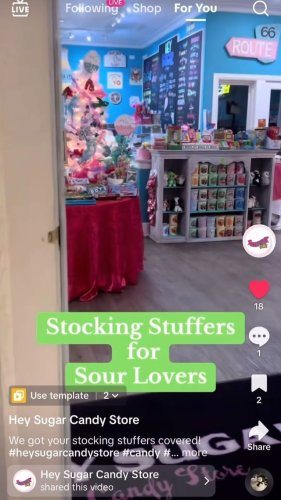 Video post from heysugarcandystore.