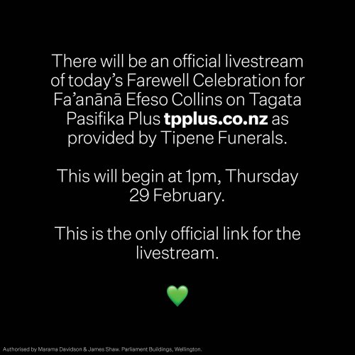 Photo post from nzgreenparty.