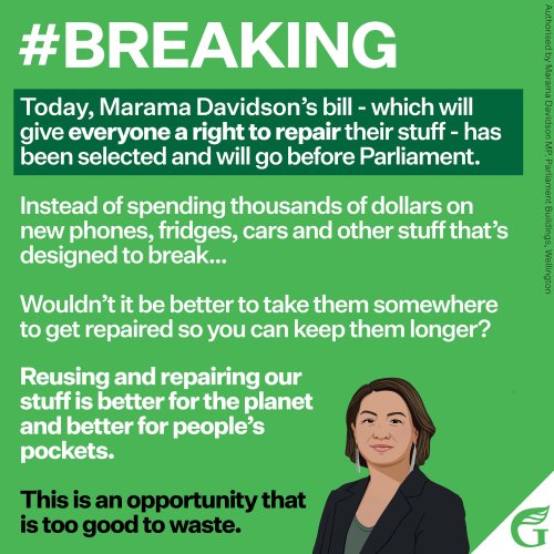 Photo post from nzgreenparty.