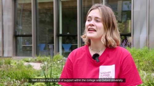 Video post from wadhamoxford.
