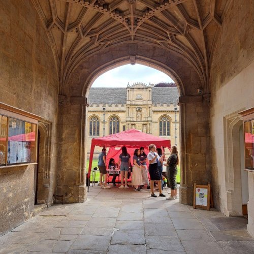 Carousel post from wadhamoxford.