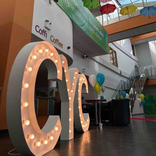 Carousel post from colegycymoedd.