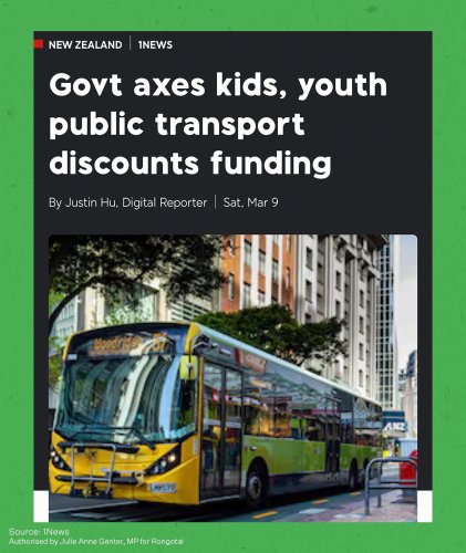 Photo post from nzgreenparty.