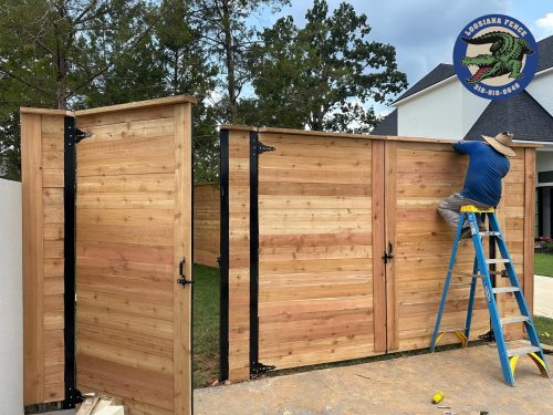 Carousel post from loosianafenceandpatios.