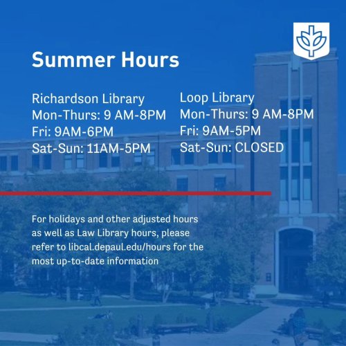 Photo post from depaul_library.