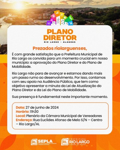 Photo post from prefeiturariolargo.