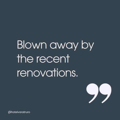 Carousel post from hotelvaratruro.