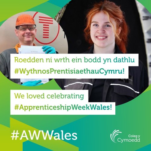 Photo post from colegycymoedd.
