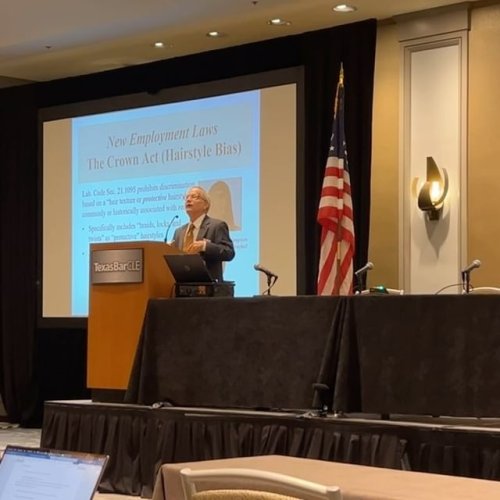Video post from laborlawtexasbar.