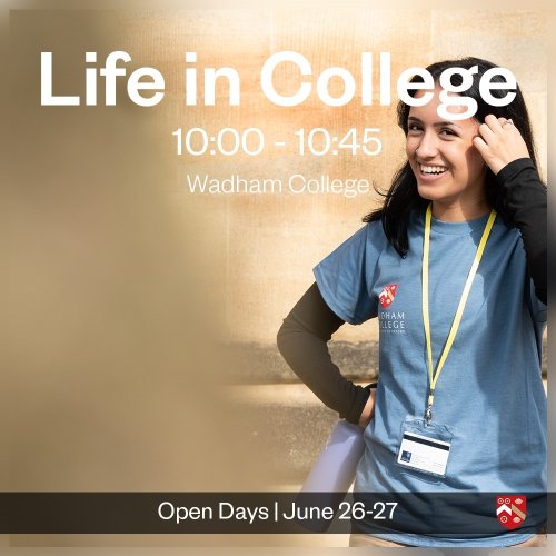 Photo post from wadhamoxford.