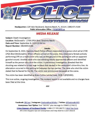 Photo post from daytonabeachpolice.