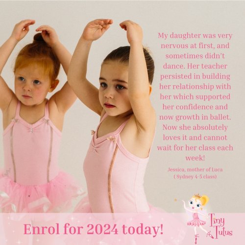 Photo post from tinytutusballet.