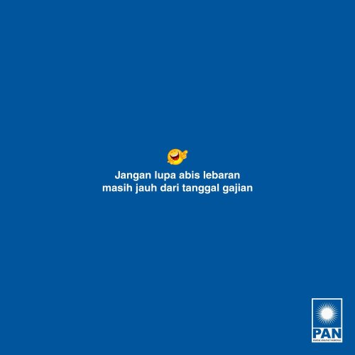 Photo post from amanatnasional.